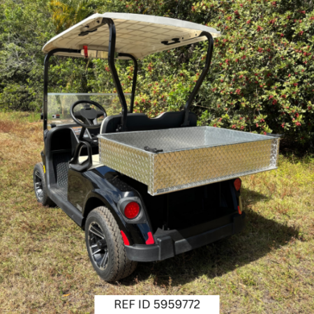 2026 E-Z-GO RXV ELITE – BLACK WITH CARGO BOX