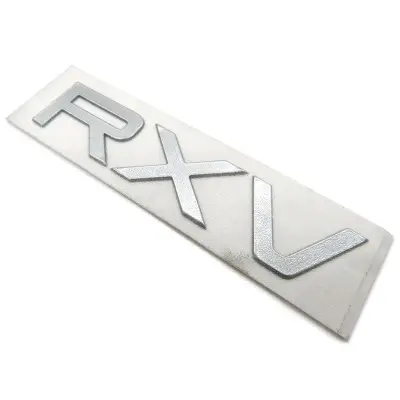 DECAL SILVER RXV RAISED