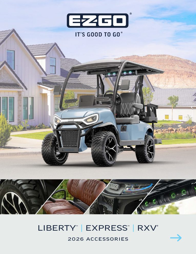E-Z-GO 2026 accessories catalog