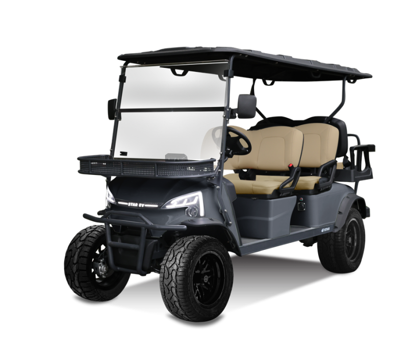 105AhLithiumBattery-14BlackAluminumRim-CharcoalMoss-TanDiamondSeat