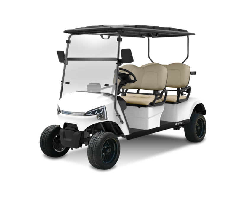 105AhLithiumBattery-14MatteBlackAluminumRim-TanDiamondSeat-White