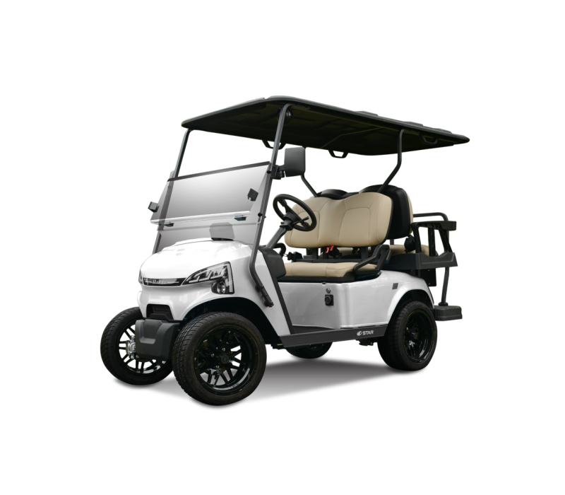 105AhLithiumBattery-14MatteBlackAluminumRim-TanDiamondSeat-White